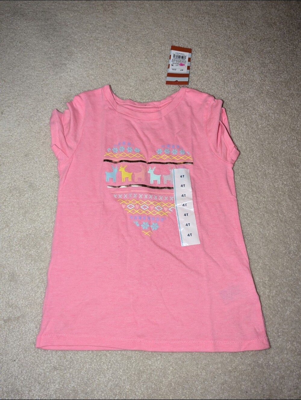 Nwt Cat & Jack Pink Top